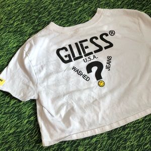 Guess X Chinatown Market Cropped T
